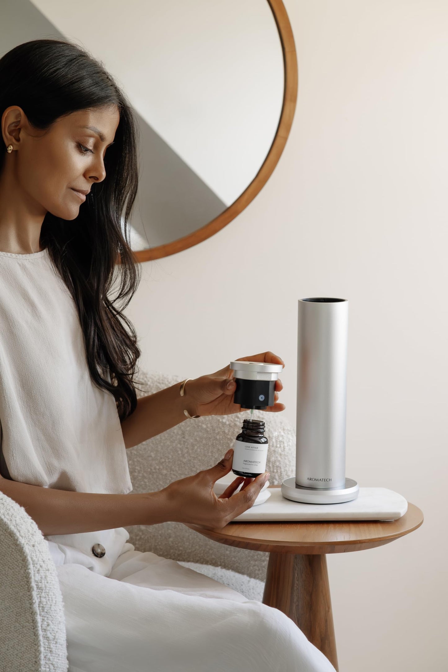 AromaTech The Beach House Premium Aroma Oil – Transportive Home Fragrance with Notes of Salted Bergamot, Sandalwood & Coconut Milk for Scent Diffusers, Cold-Air and UltraSonic Scent Machines – 120 mL