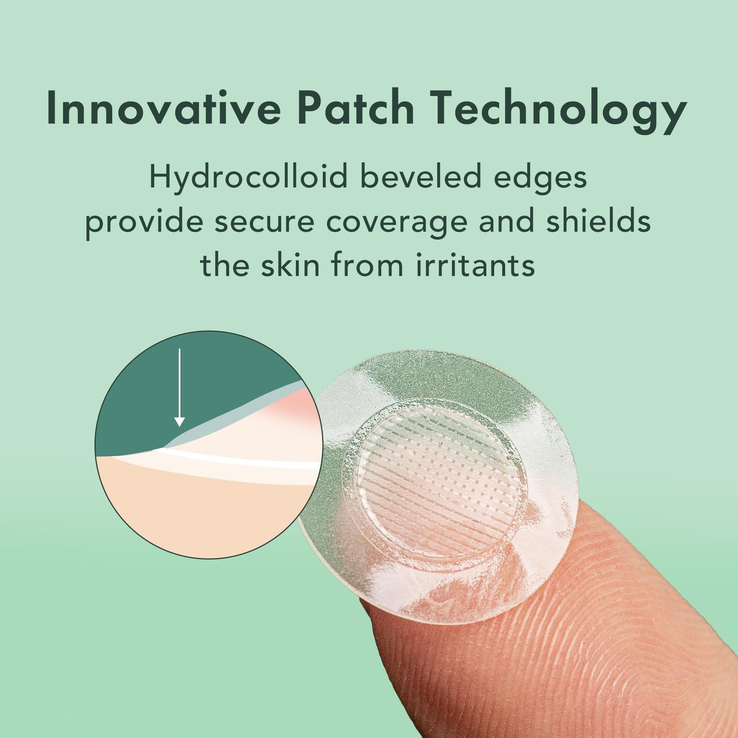 Rael Miracle Microcrystal Spot Cover - Hydrocolloid, Patches with Tea Tree Oil, Early Stage (36 Count)