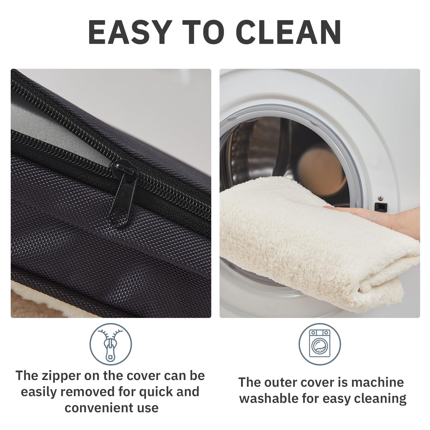 Bedfolks Orthopedic Dog Bed for Medium Dogs - Egg Foam Dog Crate Bed with Removable Waterproof Cover, Pet Bed Mat Suitable for Dogs and Pets Up to 35 lbs (30 x 20 x 3 inches, Grey)