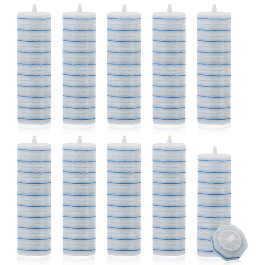 100 Count Toilet Brush Refill Heads for Clorox Wand,Upgrade Fiber,Bath Tub Sink Toilet Bowl Accessories,Easy Release Replacement Heads