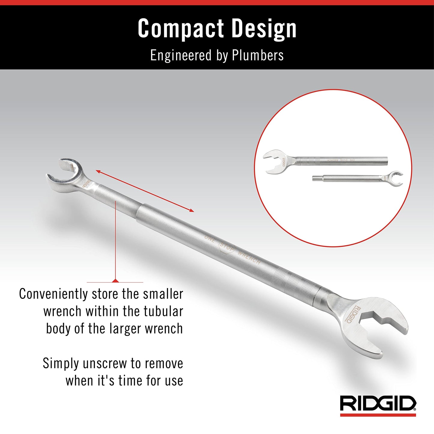 Ridgid Tools 27023 One Stop Wrench