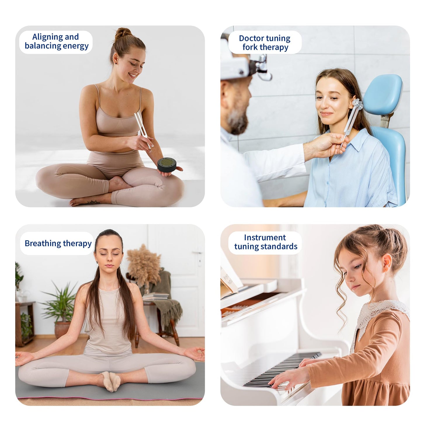 Resonance Tuning Forks for Healing Set