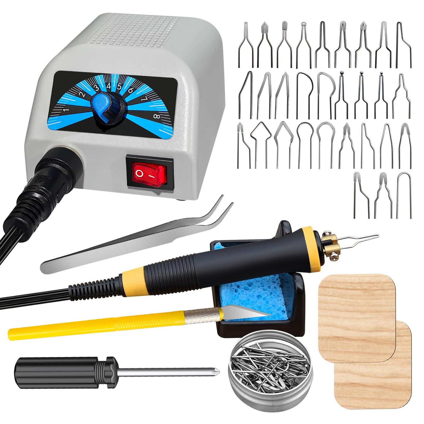 FIRElood LH20 Wood Burning Kit,Wood Burning Tool, Adjustable Temperature Wood Burner Kit,professional wood burning kit for Adults Beginners Craft,pyrography pen Comes With 30Pyrography Wire Tips