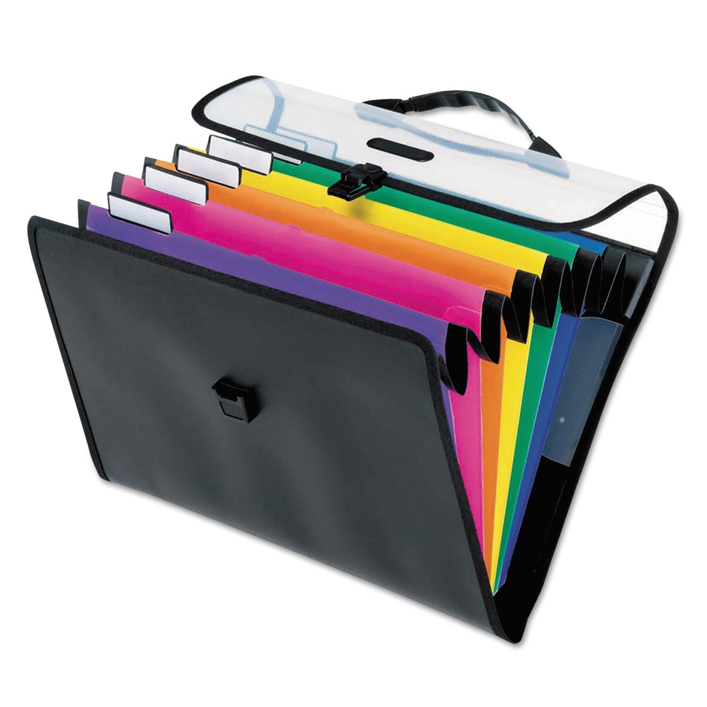 Pendaflex Desk Free Hanging Organizers, 6-Pockets, Letter, Black/Assorted,