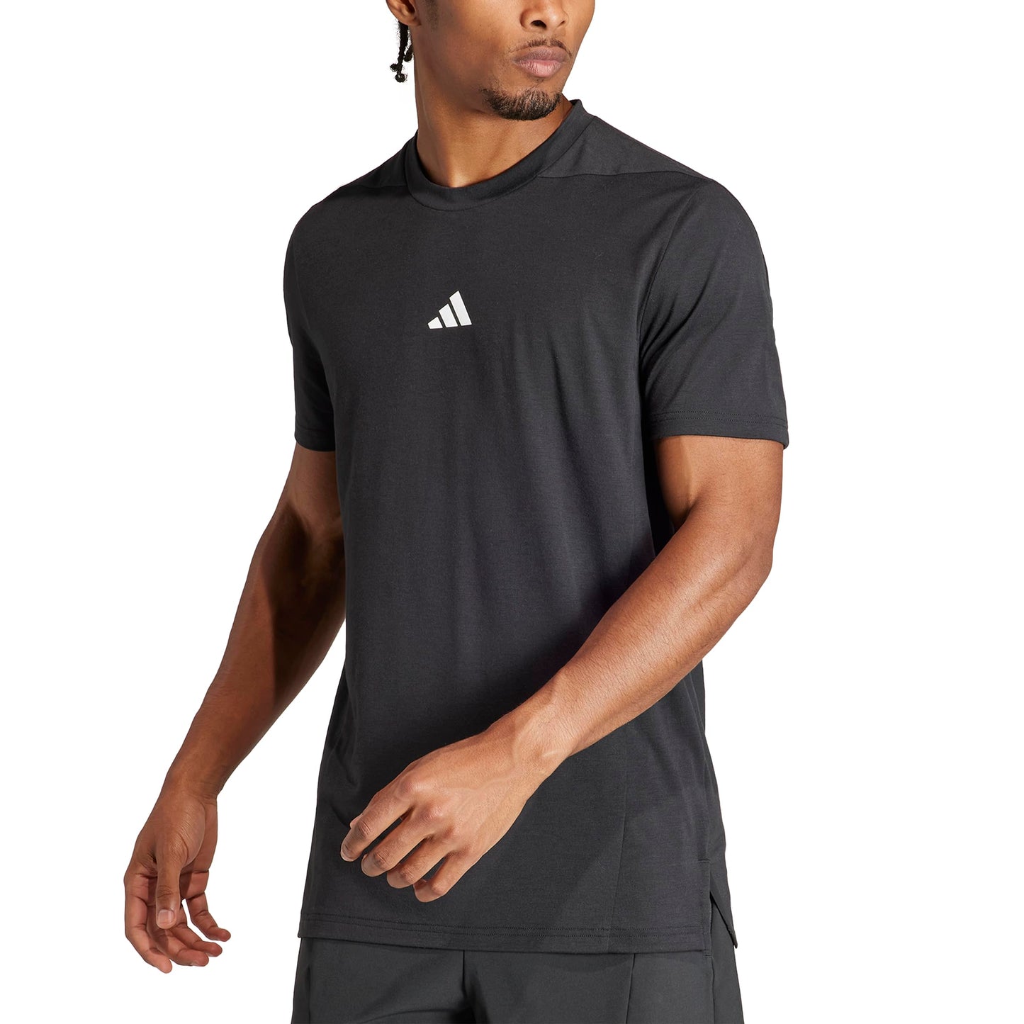 adidas Men's Designed for Training Workout T-Shirt, Black, XX-Large