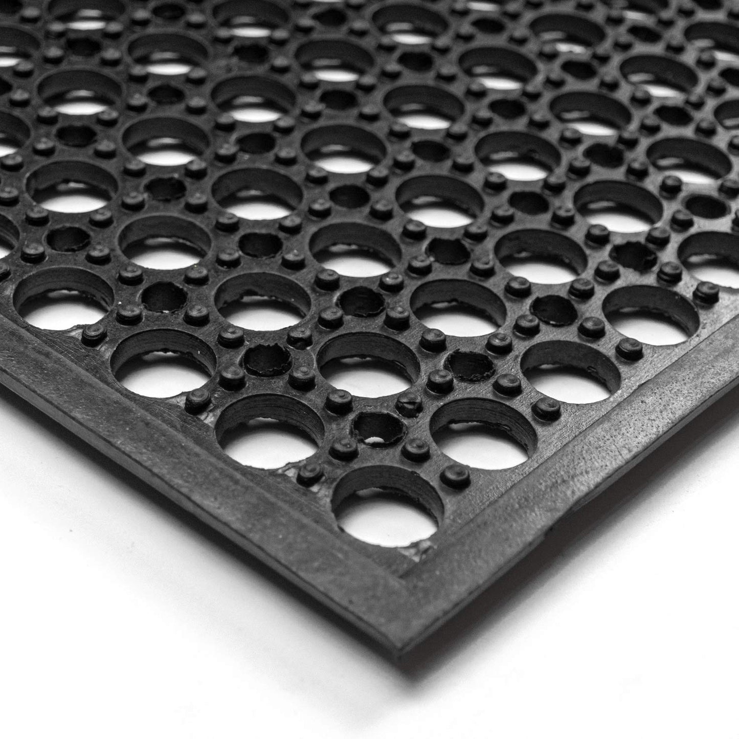Yesland Rubber Door Mat 36 x 24 Inches, Durable Restaurant Kitchen Non-Slip Bar Drainage Utility Floor Mat, Ideal Entry Way Doormat for Home and Garden & Indoor Outdoor Wet Area