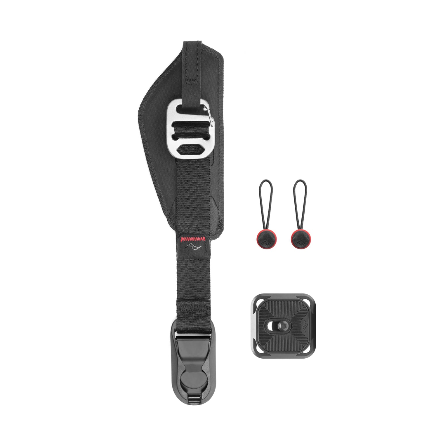 Peak Design Clutch Camera Hand Strap, Compatible with Any DSLR or SLR Body, Small, Sleek and Durable, Quick Release, Adjustment and Connection, Camera Straps for Photographers, 200 lb Capacity