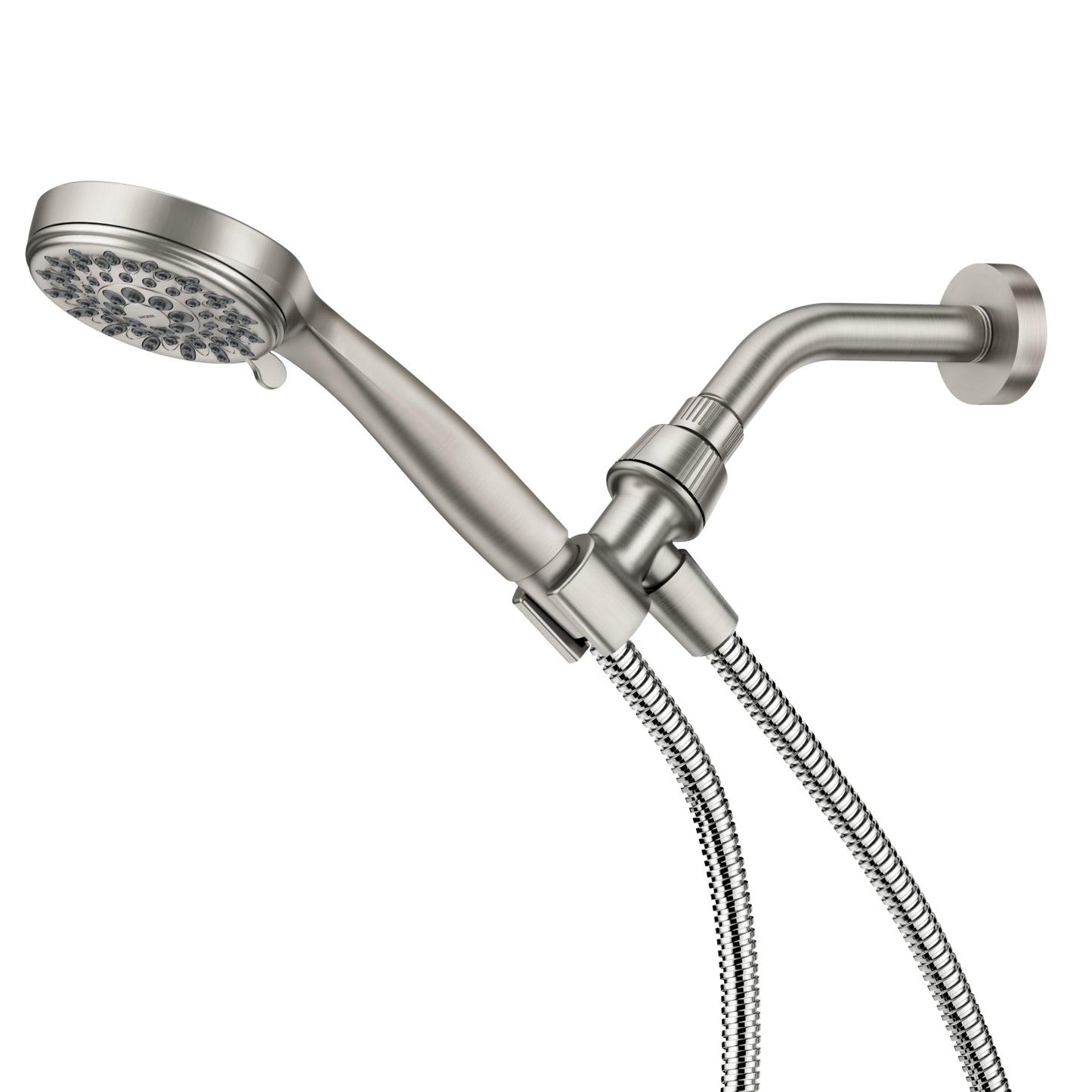 Moen 20091SRN 5-Setting Hand Held Brushed Nickel Spot Resist Shower Head, 2.5 GPM