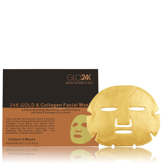 24K GOLD & Collagen Facial Mask A Potent Hydrating, Nourishing, and Recharging 24K Gold & Collagen Facial Mask