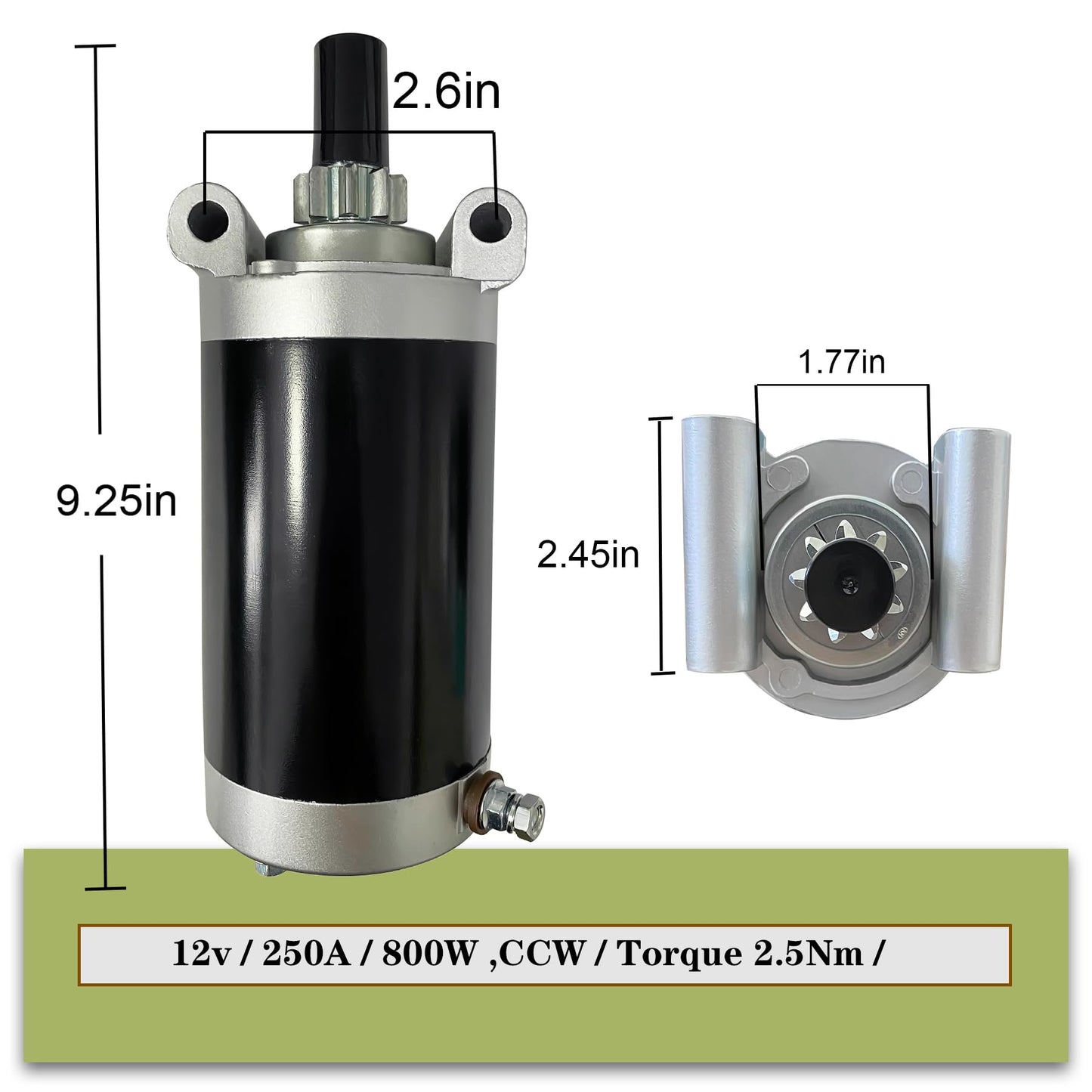 Fit for Kohler Starter 7000 Series KT715 KT725 KT730 KT735 KT740 KT745 Courage Twin SV710 SV715 SV720 SV730 SV735 SV740 SV810 SV820 SV830 SV840 3209801 3209803 3209804 3209808 Waterproof Starter