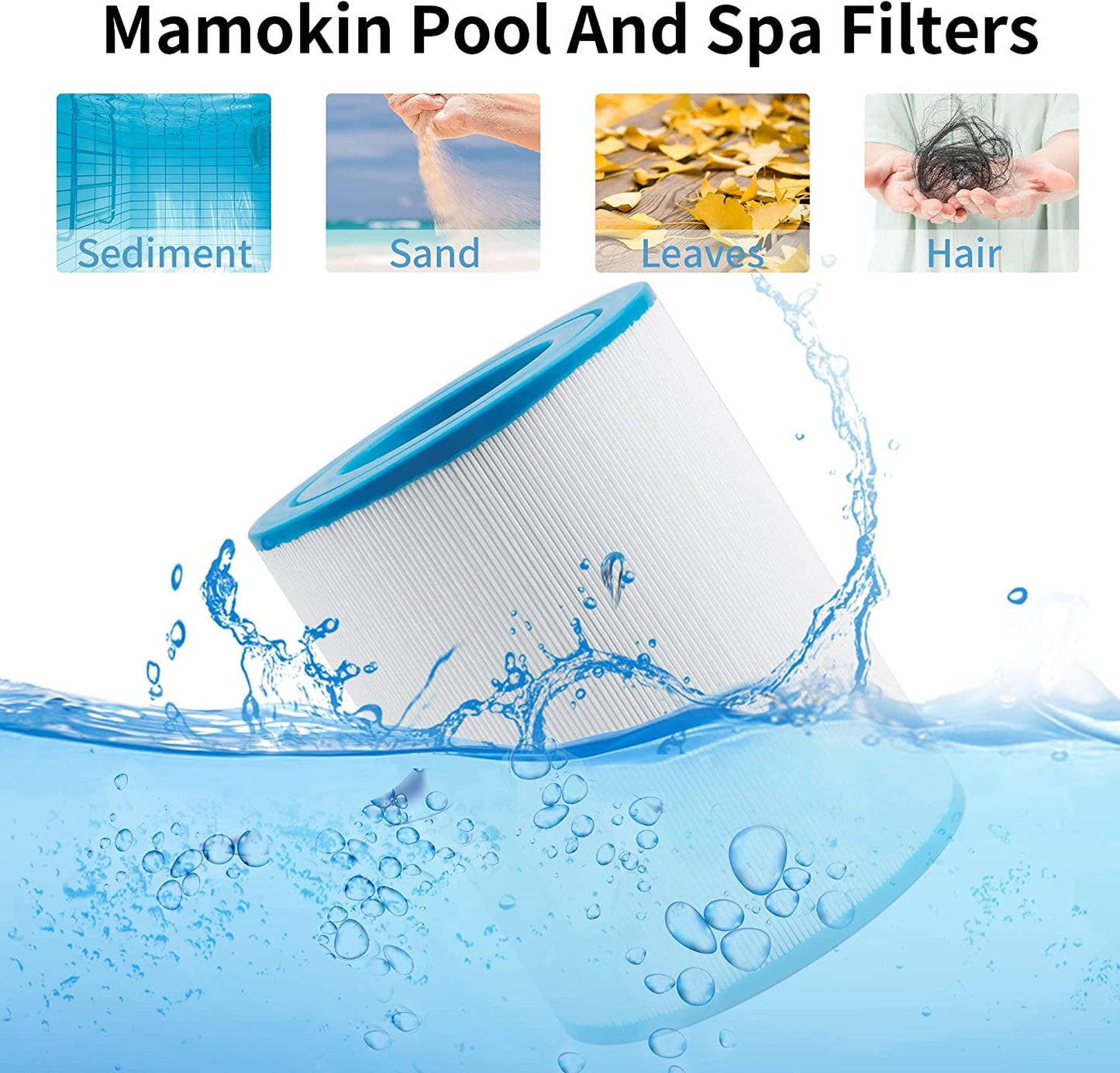 Spa Filter PDM30 Replaces Dream Maker Hot Tubs 461269, Filbur FC9940M and Odyssey, Big EZ, EZL, Crossover 730L, 730S Hot Tub Filter - 2 Pack