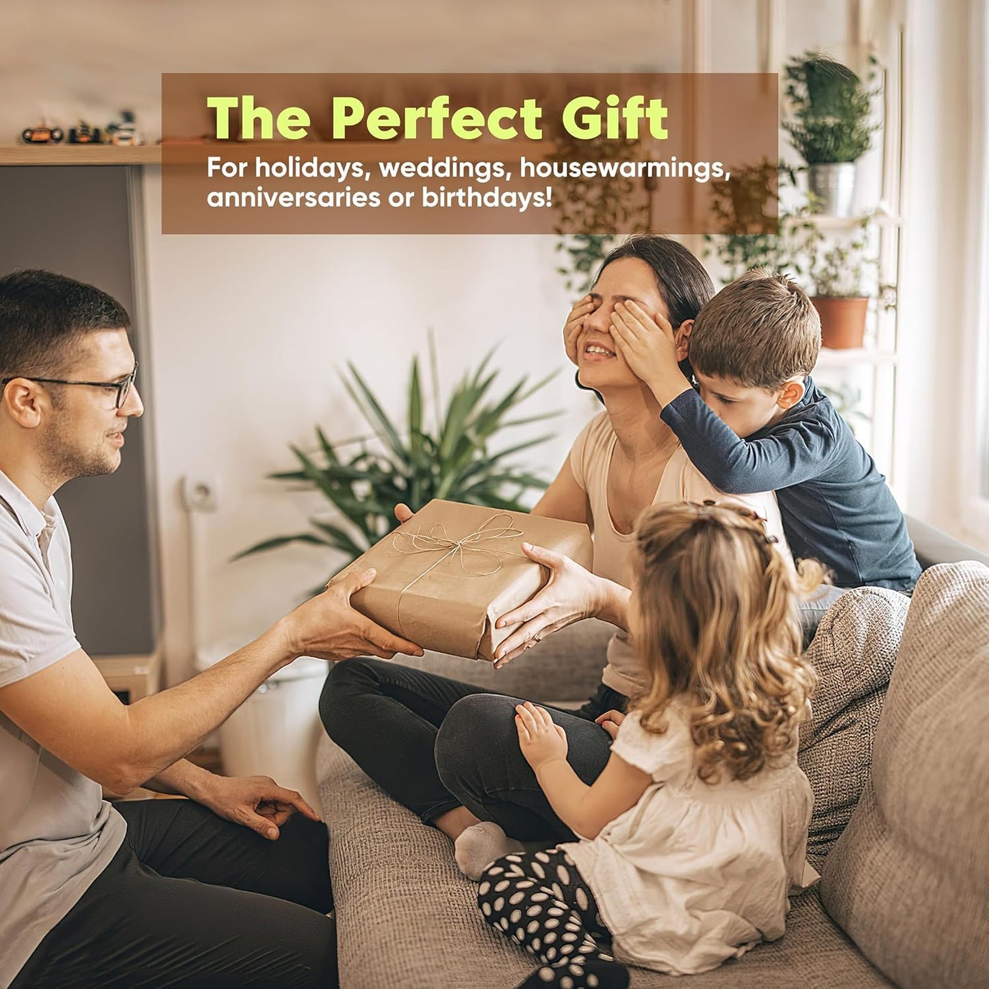 BESTCOOK Wood Fiber Cutting Board for Kitchen, BPA-Free Reversible Durable Chopping Board with Juice Groove, Non-Porous Dishwasher Safe, Non-Slip, Knife Friendly for Meat Bread Fruit, Natural