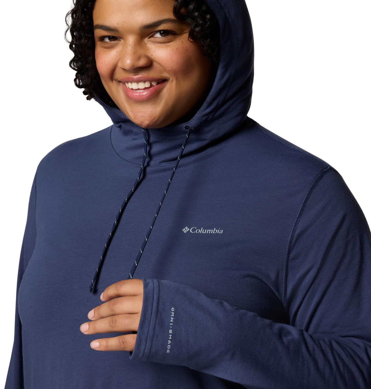 Columbia Women's Sun Trek Hoodie Ii, Nocturnal, Large