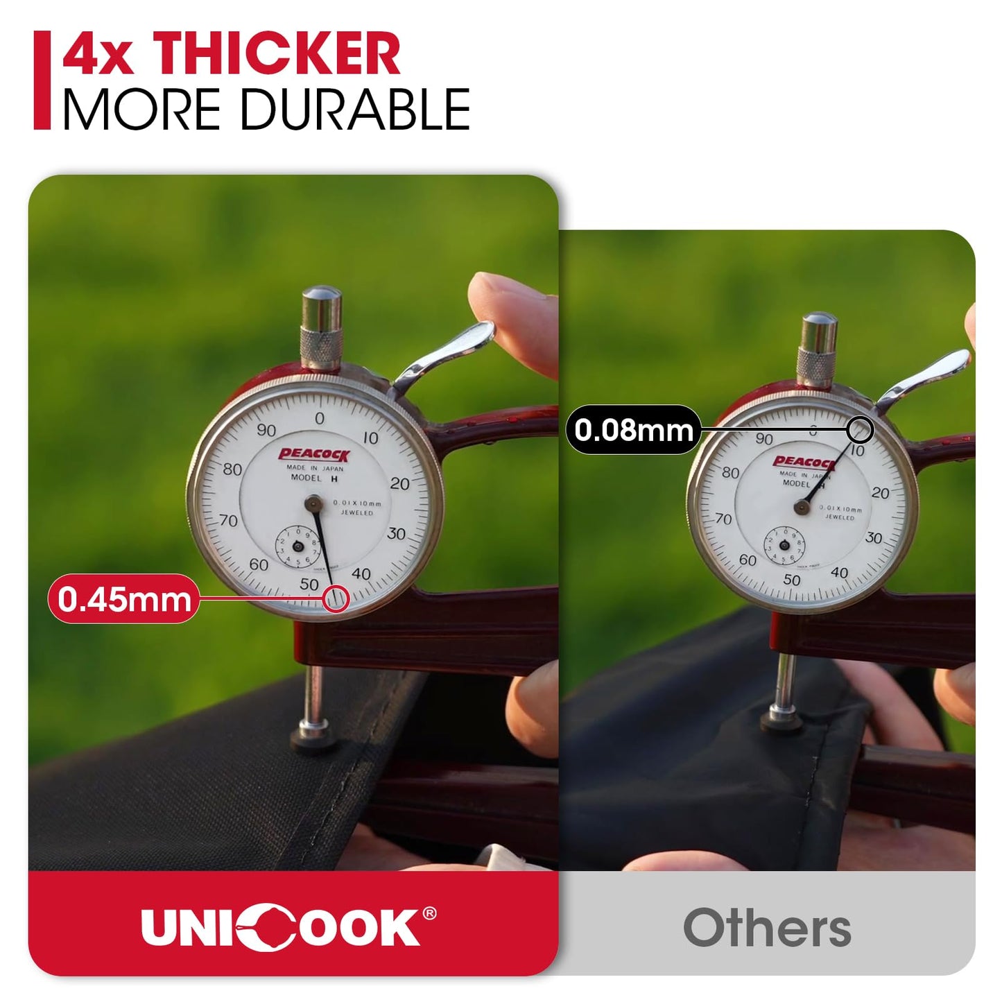 UNICOOK BBQ Cover 60 Inch, Heavy Duty Waterproof Housse BBQ, Special Fade and UV Resistant Outdoor Barbecue Grill Cover, Barbecue Accessories Compatible for Weber Char-Broil Nexgrill and More