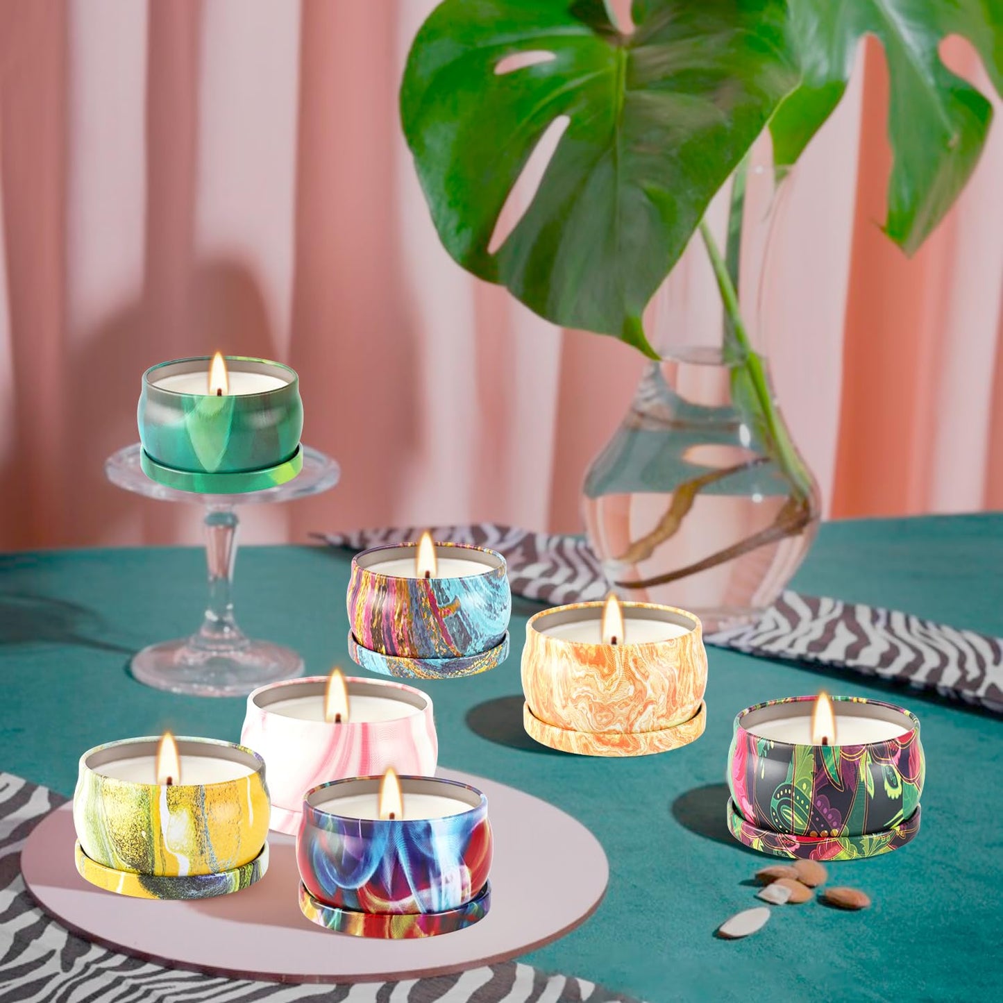 36 Packs Scented Candles Gift Set, Fragrances Candle for Women, 2.5 OZ Portable Jar Candle for for Spa, Yoga, Bath, Aromatherapy, Stress Relief