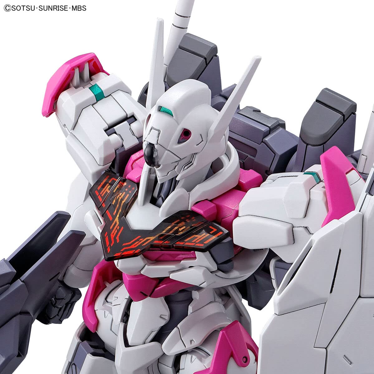 BANDAI Hobby The Witch from Mercury Gundam LFRITH HG 1/144 Scale Model Kit, White (2587102)