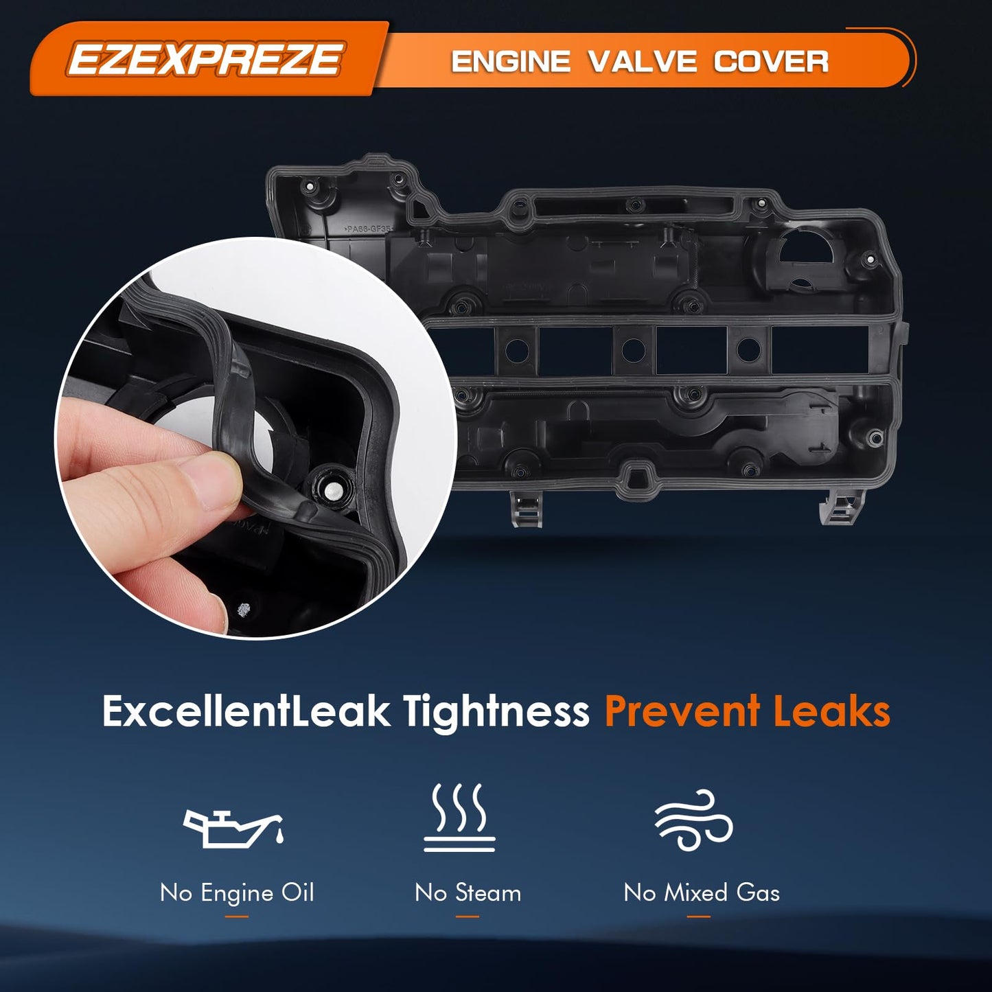 Ezexpreze Engine Valve Cover kit w/Gaskets & Bolts Compatible with 2011-2020 Chevrolet Chevy Cruze Sonic Volt Trax Buick Encore Cadilla.c ELR 1.4L L4 Replaces # 25198874 55573746 264-968