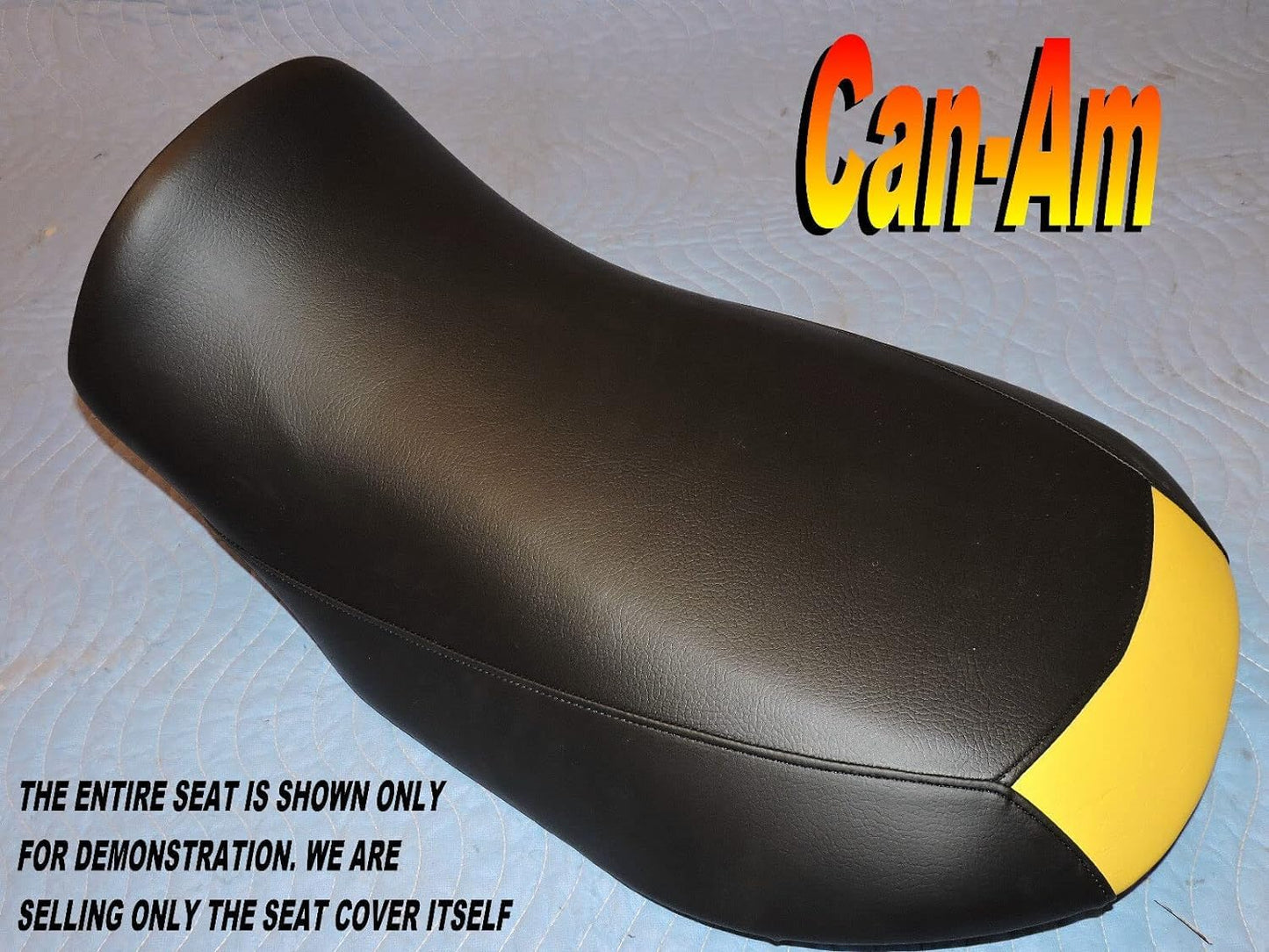New Replacement seat Cover fits CAN AM Renegade 2007-14 CANAM Black and Yellow 143