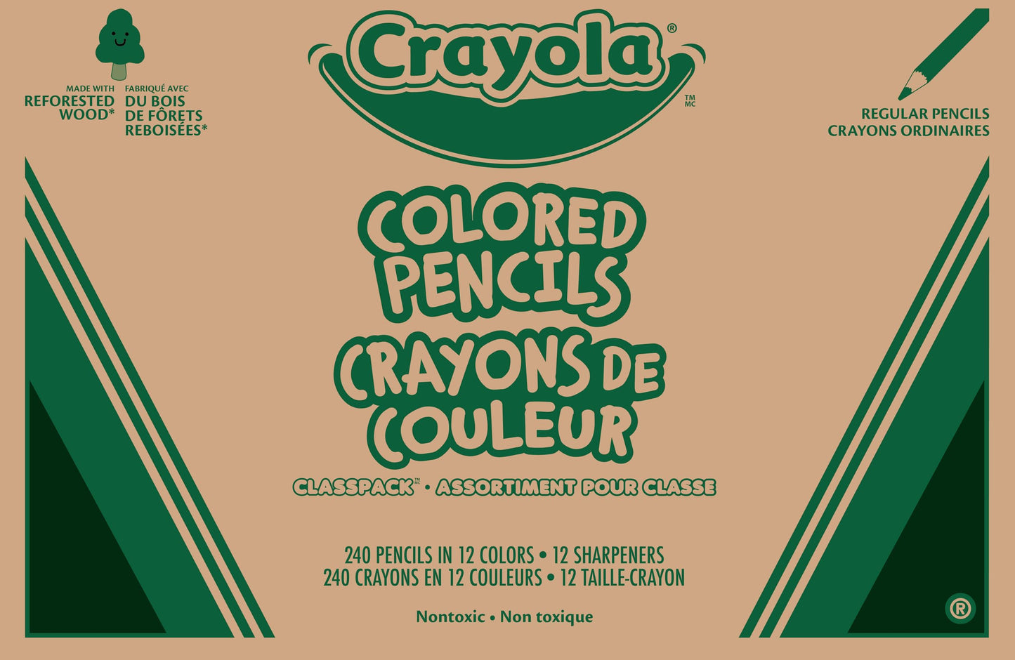 Crayola Coloured Pencils Classpack, 240 Count