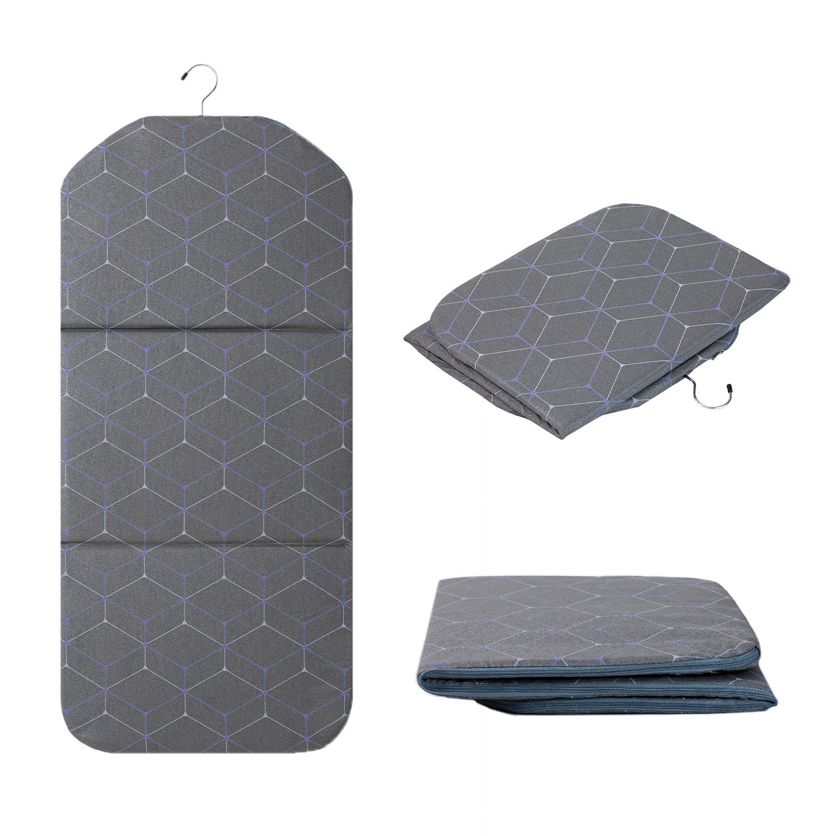 Portable Ironing Mat for Flat Surfaces, Hanging Steamer Board for Clothes, Steamer Pad