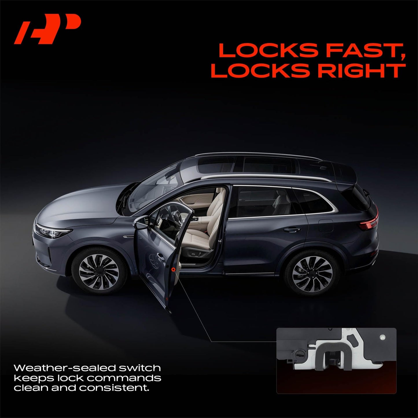 A-Premium Rear Left Driver Side Door Latch Lock Actuator Compatible with Ford F-150 2009-2014 Explorer 2011-2019 Taurus 2010-2019 Police Interceptor Utility Lincoln Mark LT MKS
