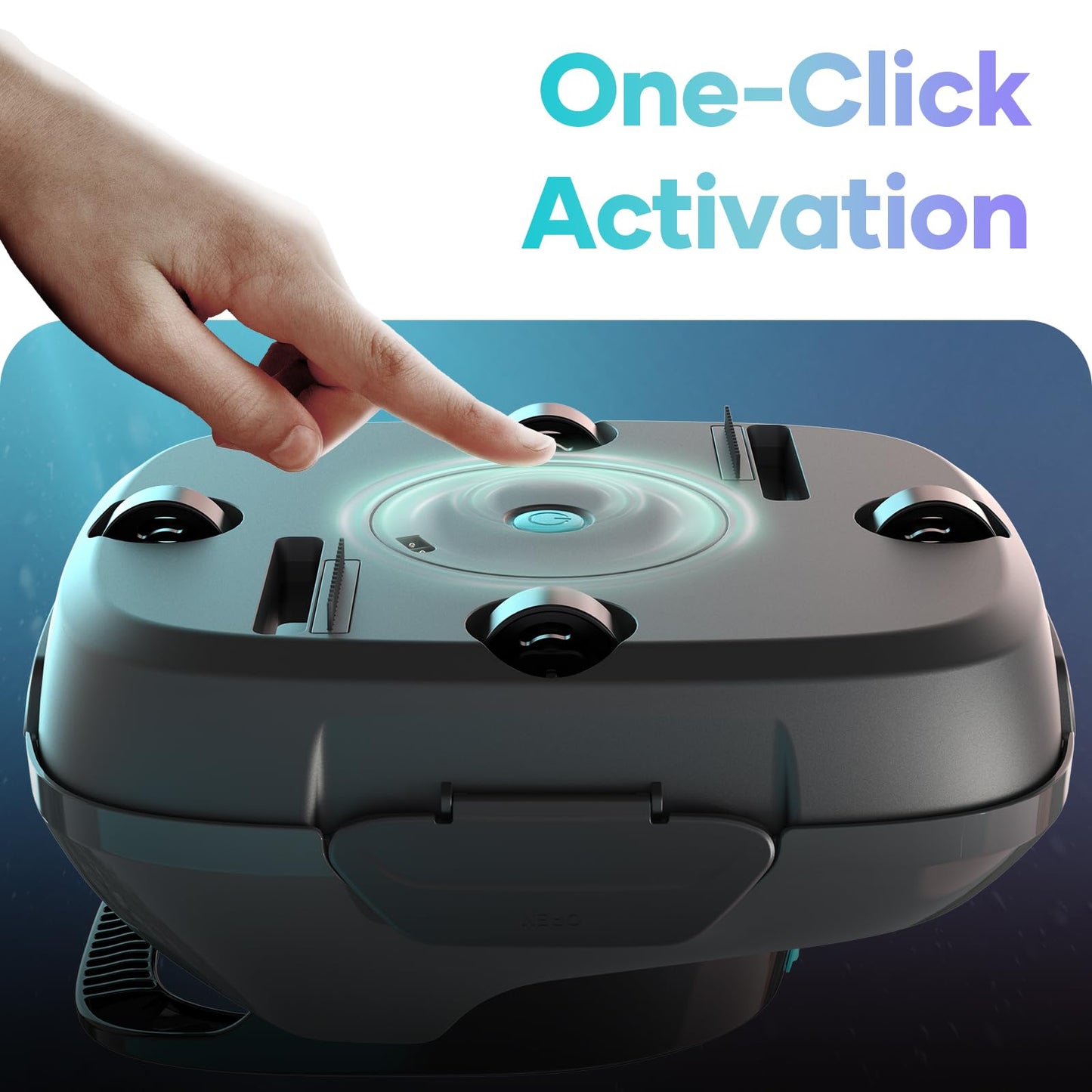 AIPER Scuba SE Robotic Pool Cleaner Vacuum, 90 Mins Battery Life, Automatic Cleaning with Self-Parking Capabilities, Ideal for Above Ground Pools up to 860 Sq.ft (40 Feet)