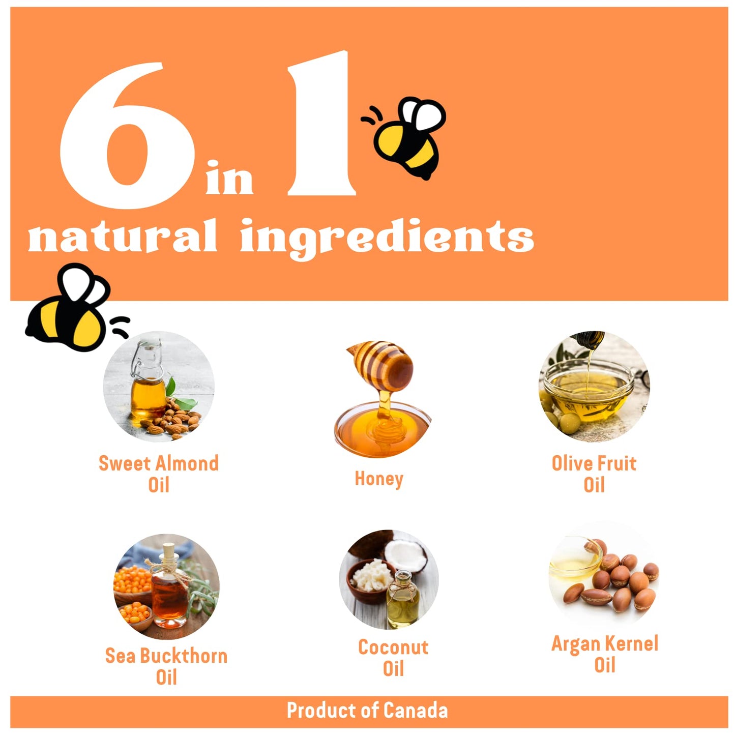 Bee By The Sea Color Safe Organic Sea Buckthorn and Honey Shampoo and Conditioner (Shampoo and Conditioner)