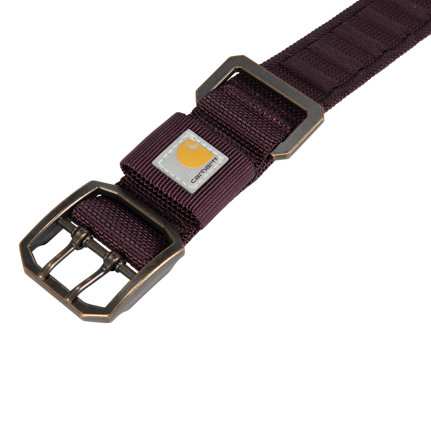 Carhartt Pet Fully Adjustable Wide Webbing Collar for Dogs, Heavy Duty Nylon for Walking & Training, Deep Wine, Medium
