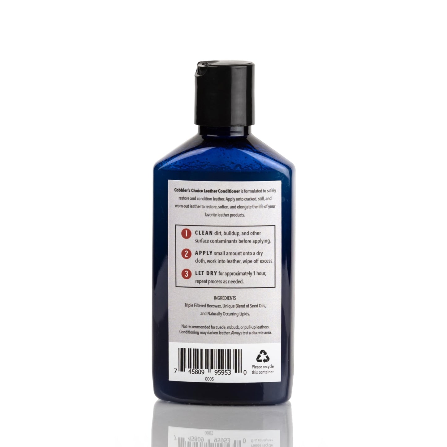 All-Natural Leather Conditioner - Leather Restorer - Safely Conditions and Restores Leather (6oz (177 ML))