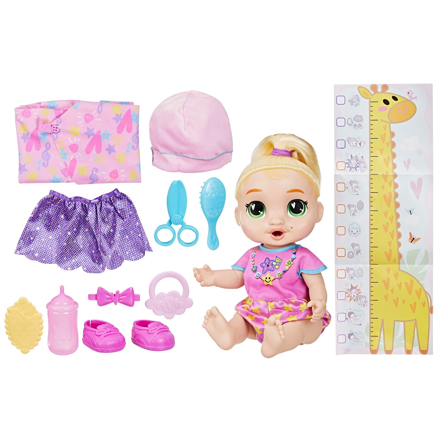Baby Alive Baby Grows Up, LaLa GooGoo, Milestones and Baby's First Tooth, Interactive Doll for Girls and Boys Ages 3+
