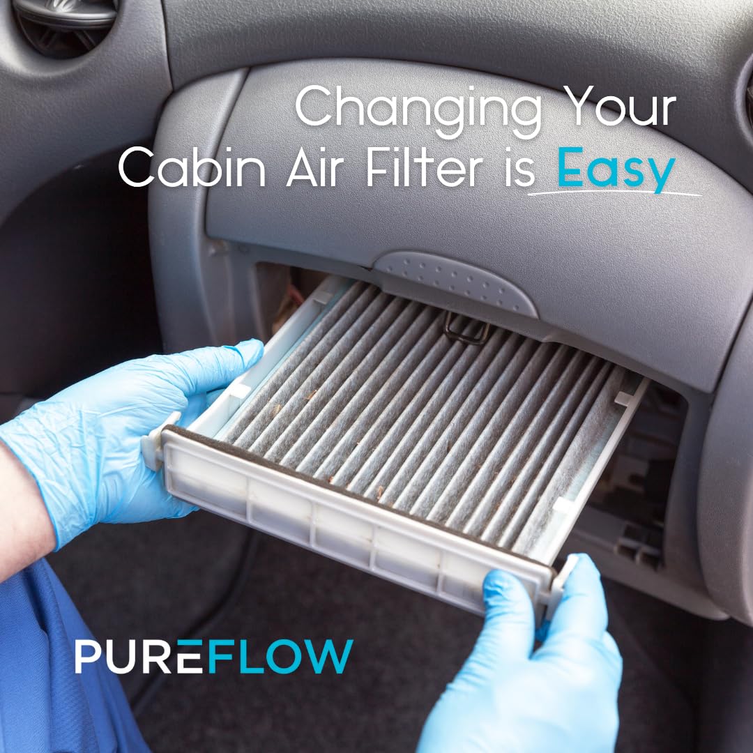 Premium Guard PUREFLOW Cabin Air Filter PC99474X | Fits 2022-2025 Toyota Tundra, Tacoma, Sequoia, 2018-2025 Lexus LS500, 2024-2025 Toyota Land Cruiser, Lexus GX550