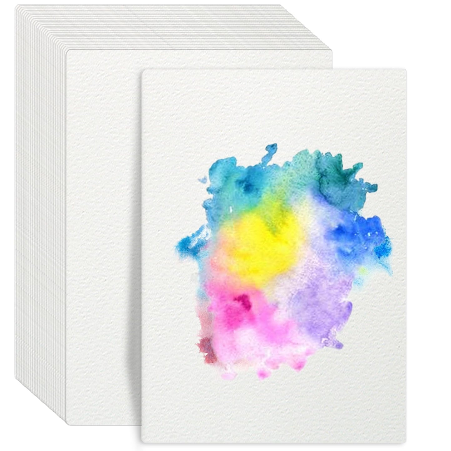 Watercolor Paper, 120 Sheets 140 lb/300 GSM Watercolor Paper Bulk for Artists, Sketch Painting (8.5 x 11 Inch)
