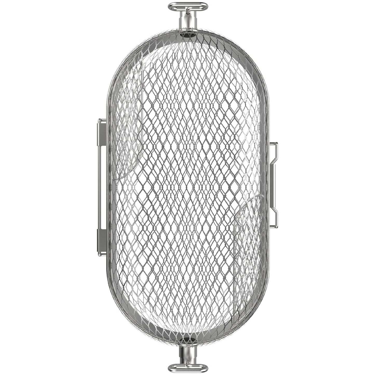 Napoleon Rotisserie Grill Basket 64000, Stainless Steel BBQ Rotisserie Basket for Napoleon and Other Gas Grills, Fits All Standard Spit Rods, Best for Even Cooking of Wings, Fries, Veggies