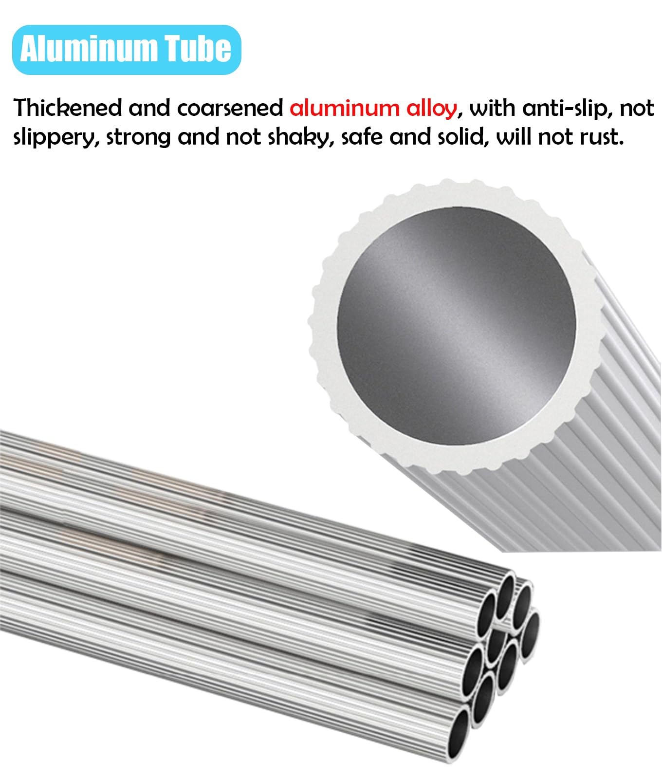 40 FT Window Outside Cleaning Extension Pole, Telescopic Windows Cleaner with Long Handle, Washing Rods/Glass Squeegee Cleaning for High Floor/Tall Skylights/Shops