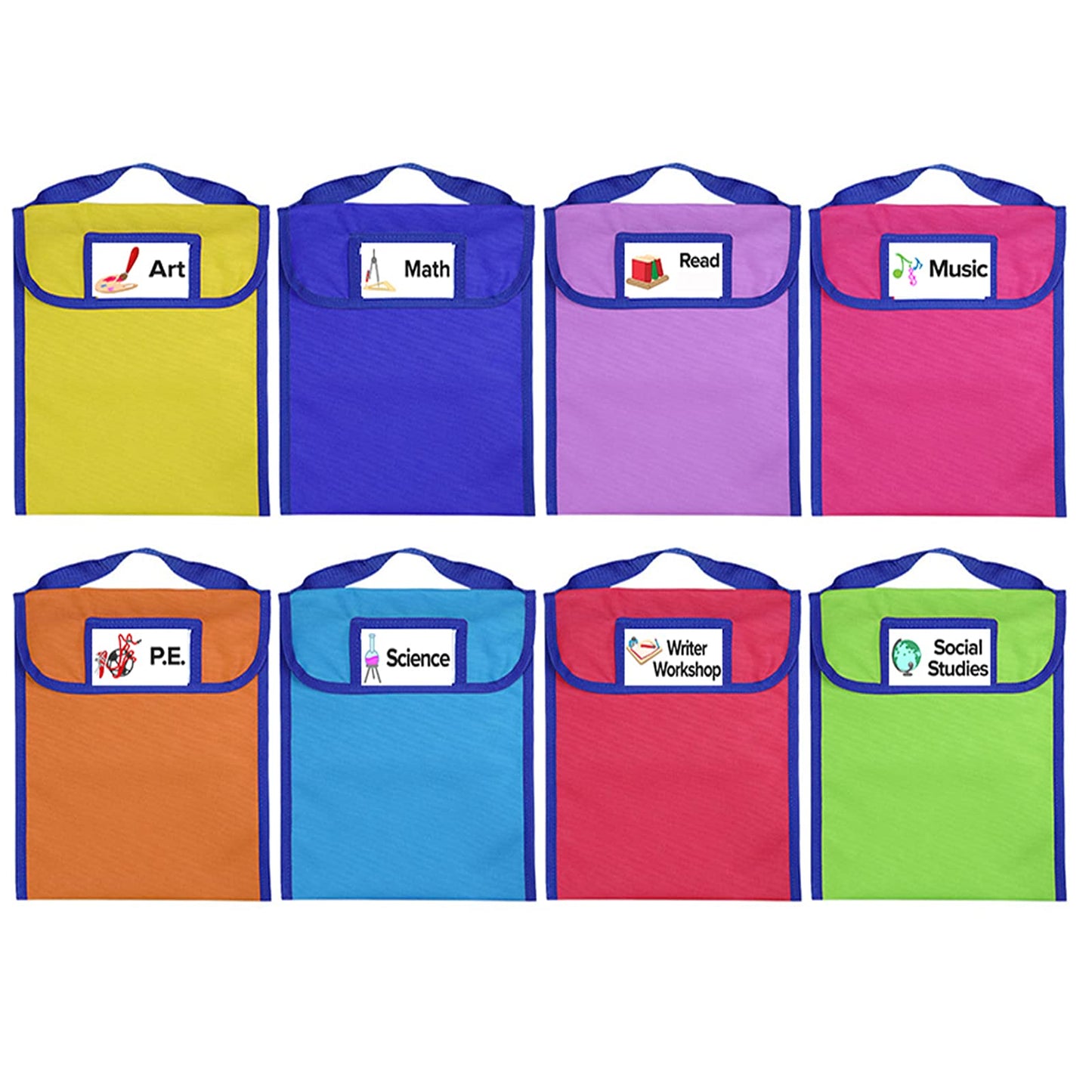 ABCKEY Buddy Bags for Classroom Set of 8