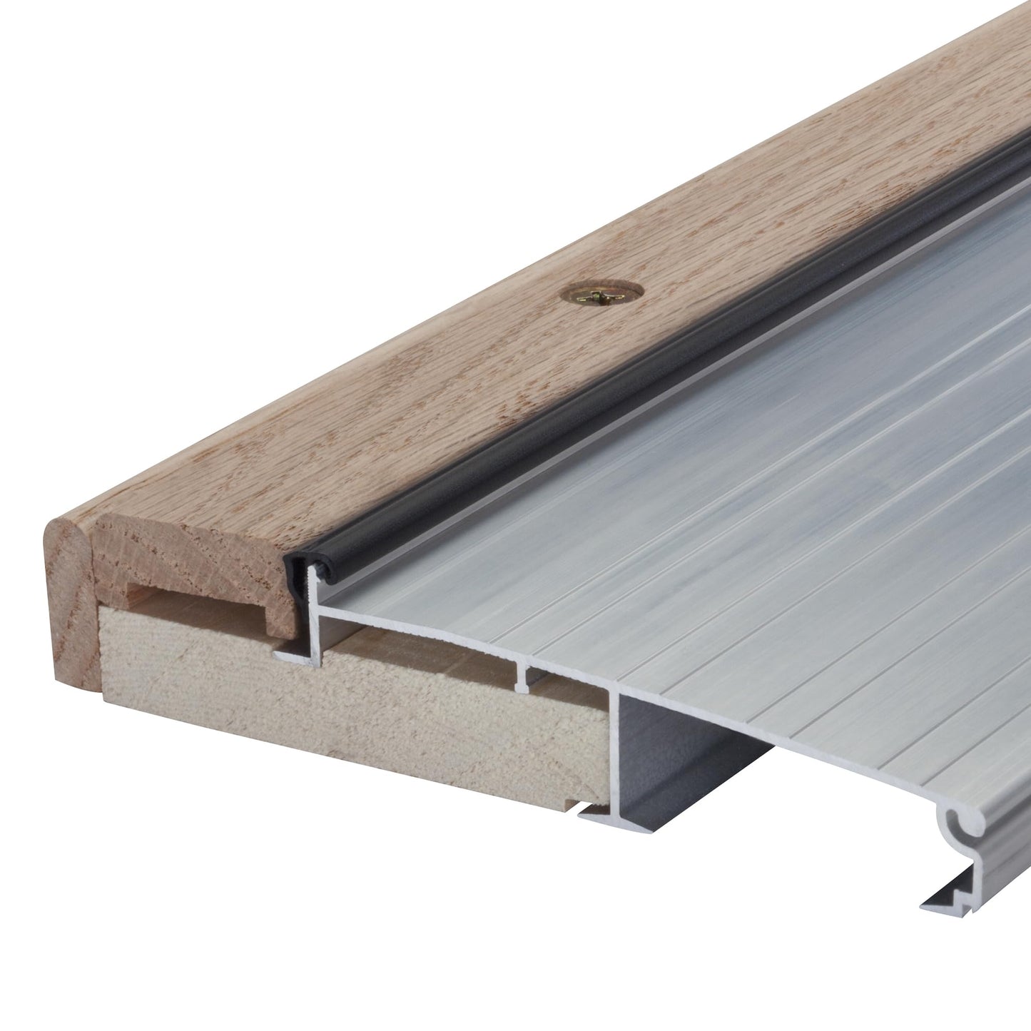 M-D Building Products 78600 1-1/8-Inch by 5-5/8-Inch - 36-Inch TH394 Adjustable Aluminum and Hardwood Sill Inswing, Mill
