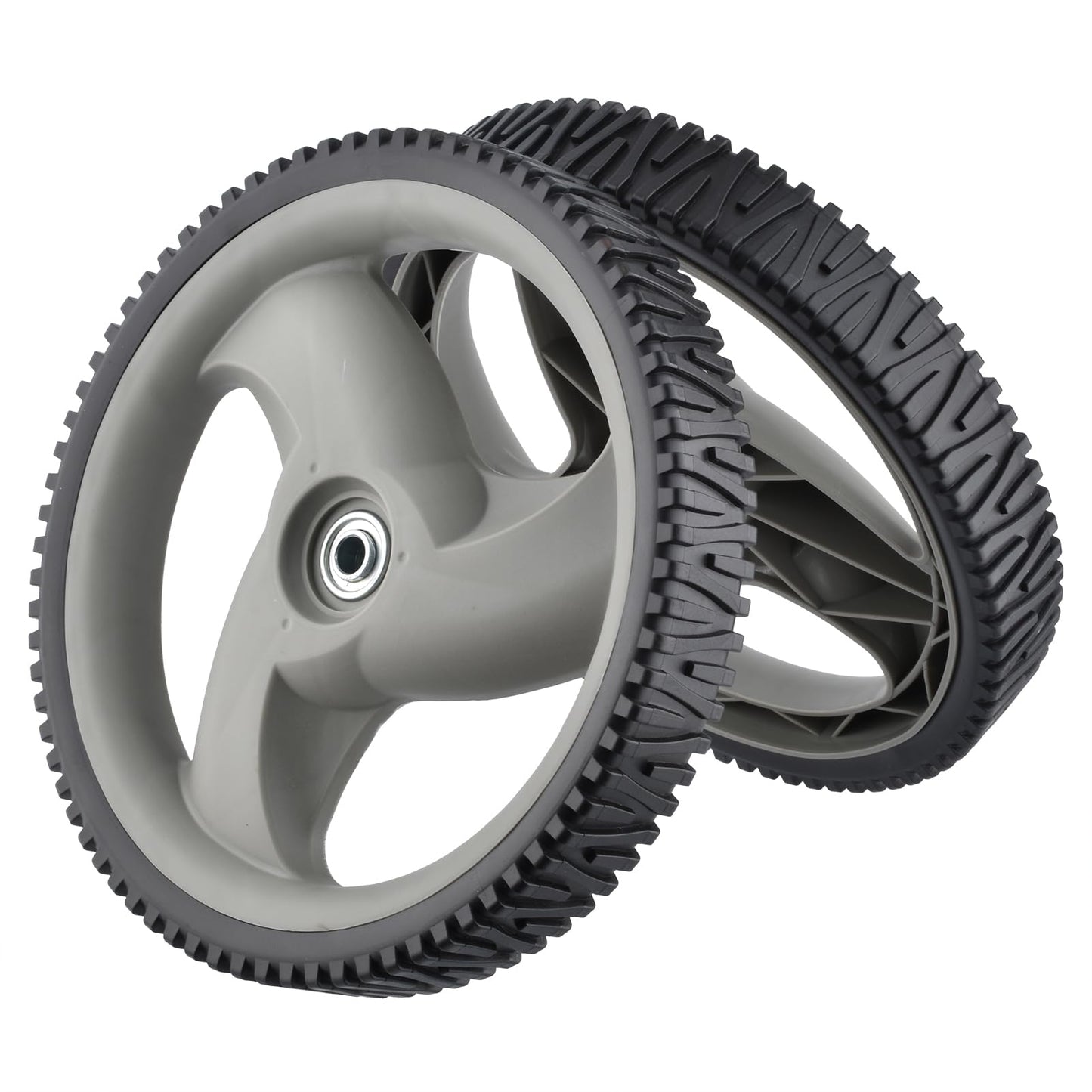 12-inch Lawn Mower Wheel 532433121 Replacement for Craftsman Fit for Husqvarna for Poulan Pro Lawnmower, 2 pcs