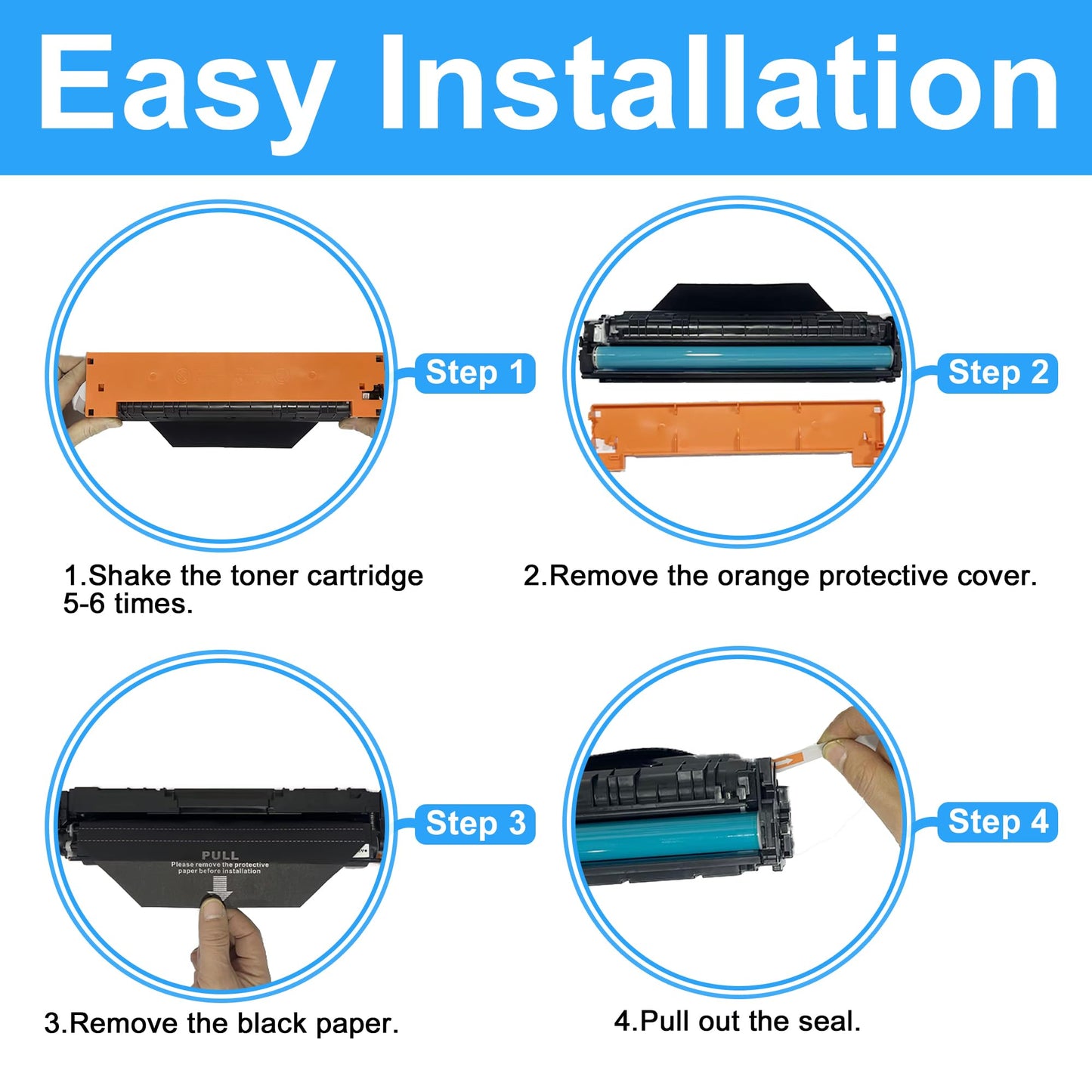 LCL Compatible Toner Cartridge Replacement for HP 410A 410X CF410A CF410X CF410AD CF410XD High Yield (2-Pack,Black) for HP Color LaserJet Pro M452dn M477fdw M477fnw M452nw
