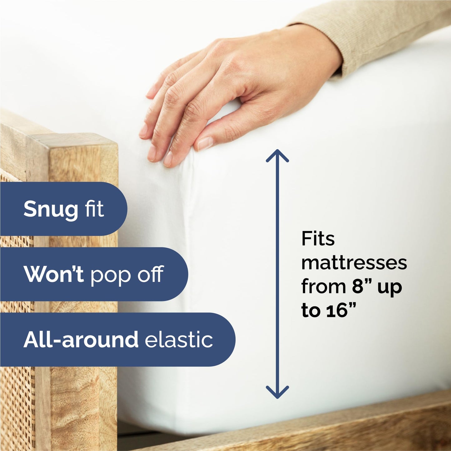 King 6 Piece Sheet Set - Cooling & Breathable Bed Sheets - Hotel Luxury Bed Sheets for Women, Men, Kids & Teens - Comfy Bedding with Deep Pockets & Easy Fit - Soft and Wrinkle Free - King White Sheets