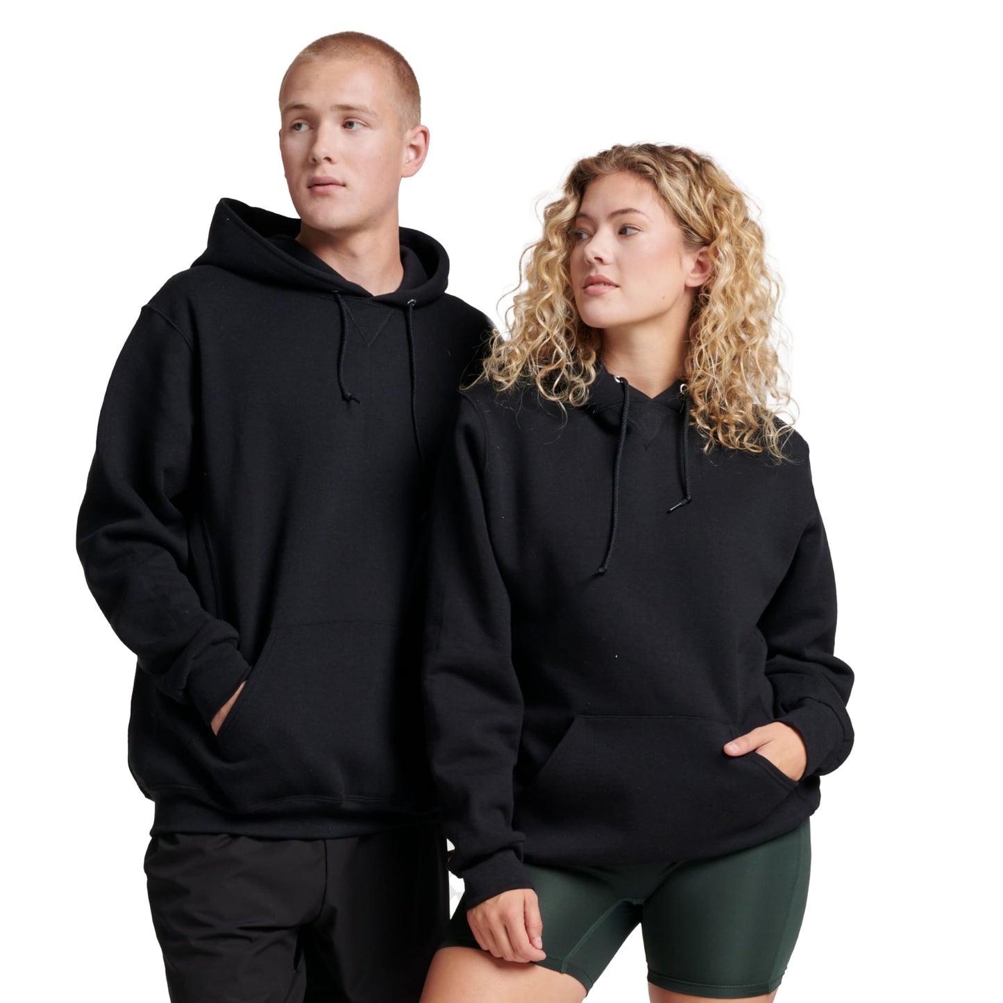 Russell Athletic Men's Dri Power Hooded Pullover Fleece Sweatshirt, Black, XX-Large
