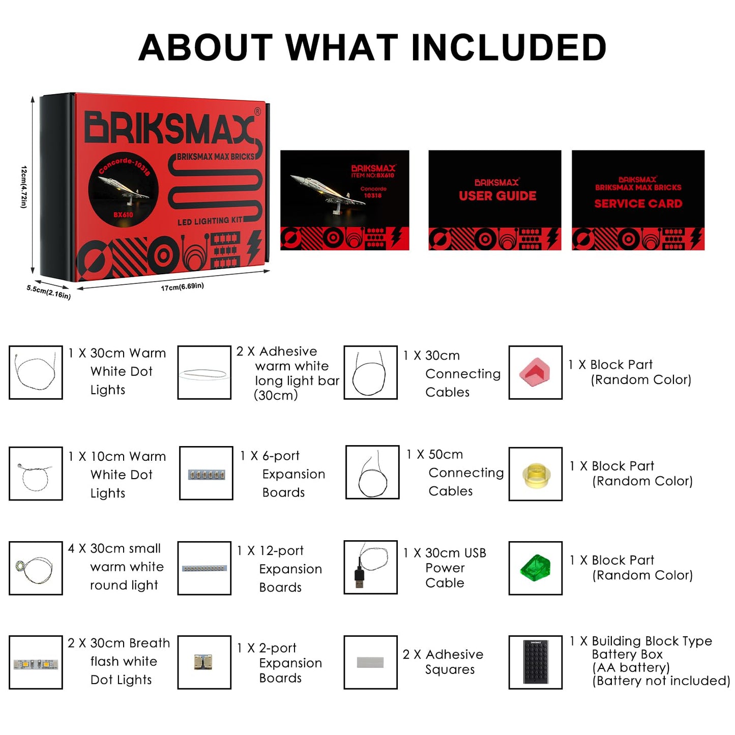 BRIKSMAX Led Lighting Kit for LEGO-10318 Concorde - Compatible with Lego Icons Building Set- Not Include Lego Set