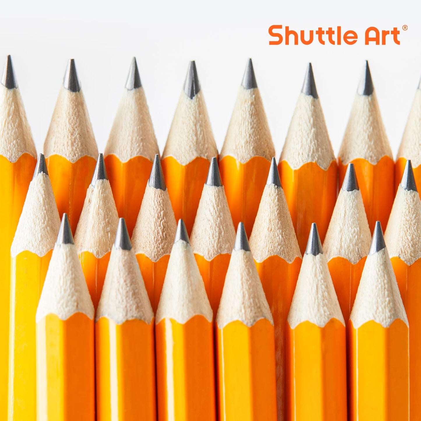 Shuttle Art 900 Pack #2 HB Golf Pencils, Wood-cased 3.5” Mini Pencils Bulk, Pre-sharpened Small Pencils for Kids Teachers Writing Marking Sketching, Classroom Essentials, Back to School Supplies