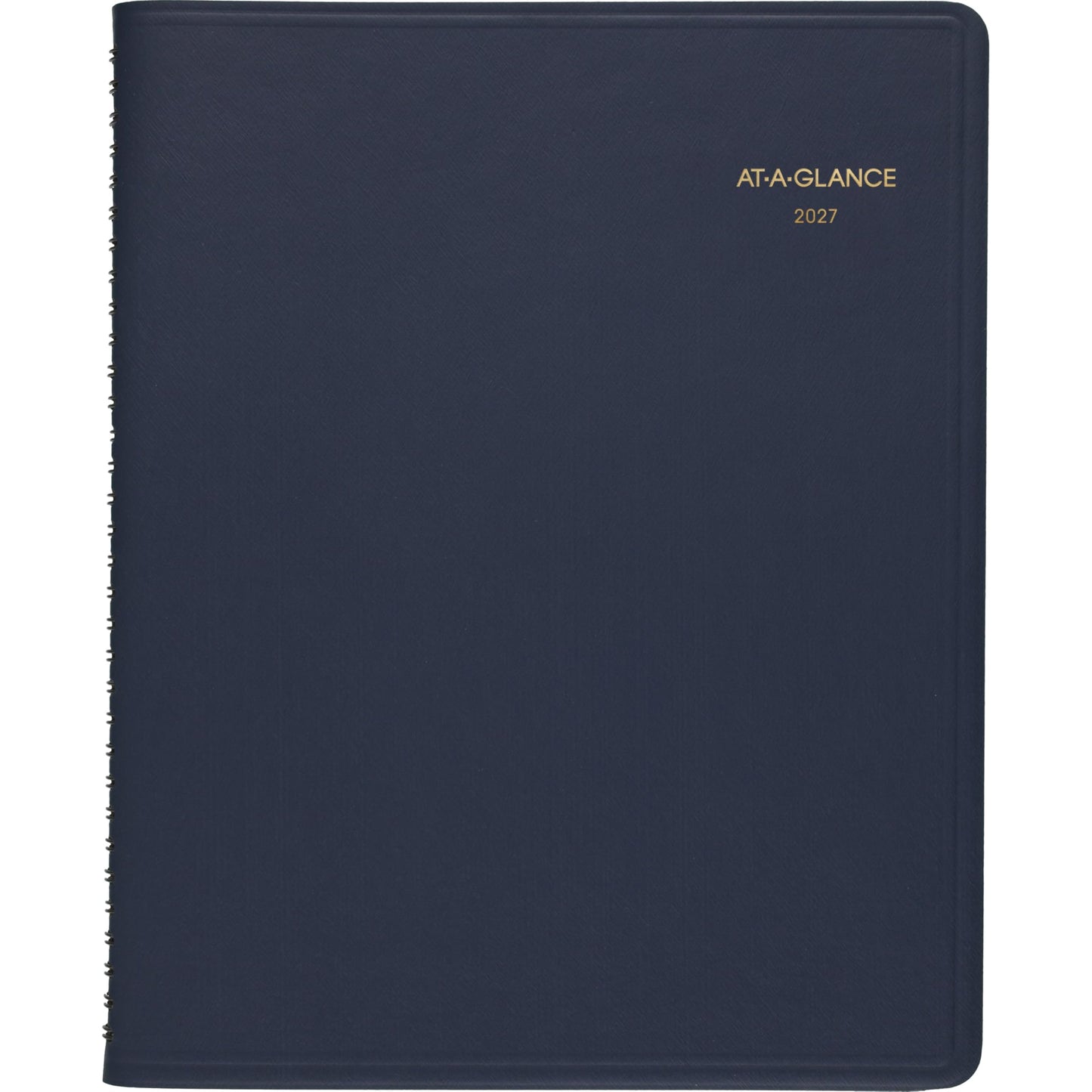 AT-A-GLANCE 2027 Planner, Monthly, 15-Month Jan-Mar, 9" x 11", Unruled Daily Blocks, Navy (702602027)