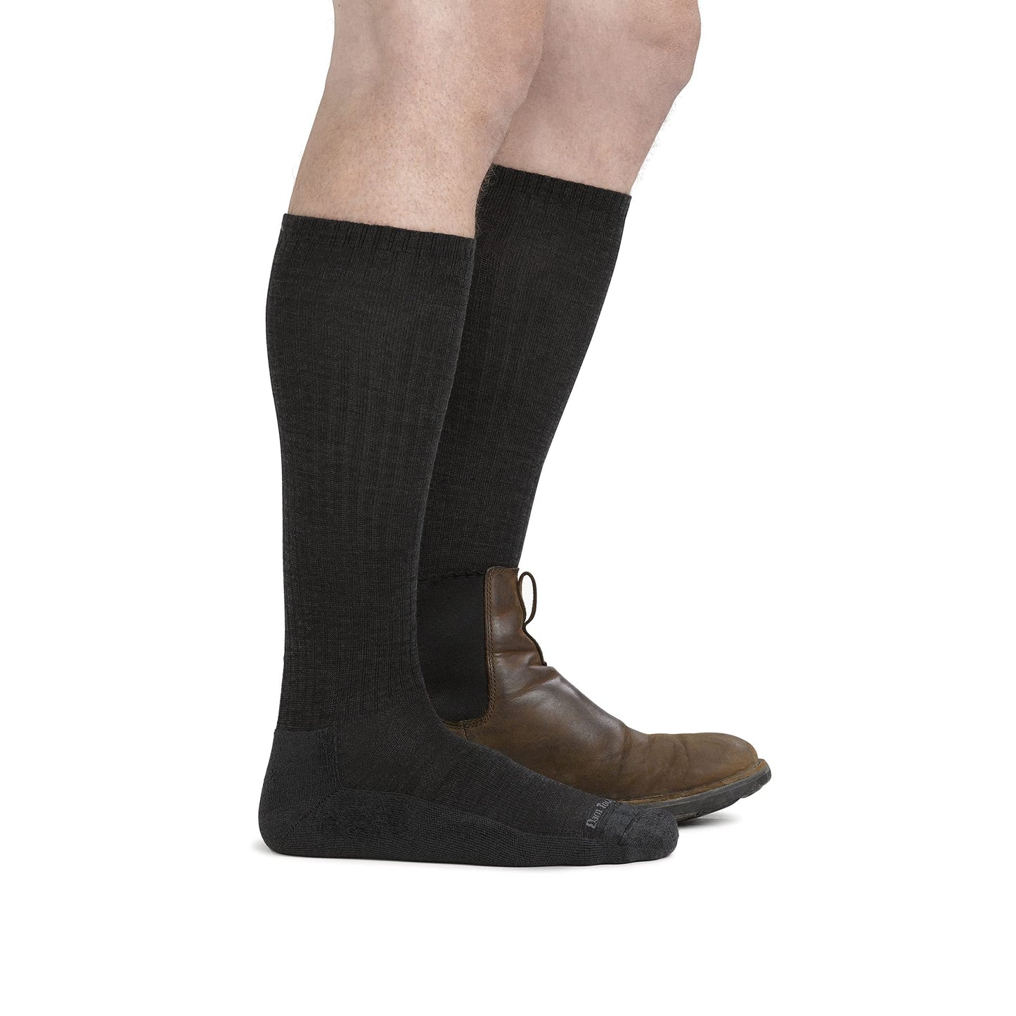 Darn Tough 1474-C-1001-05 The Standard Mid-Calf Lightweight with Cushion Black Large