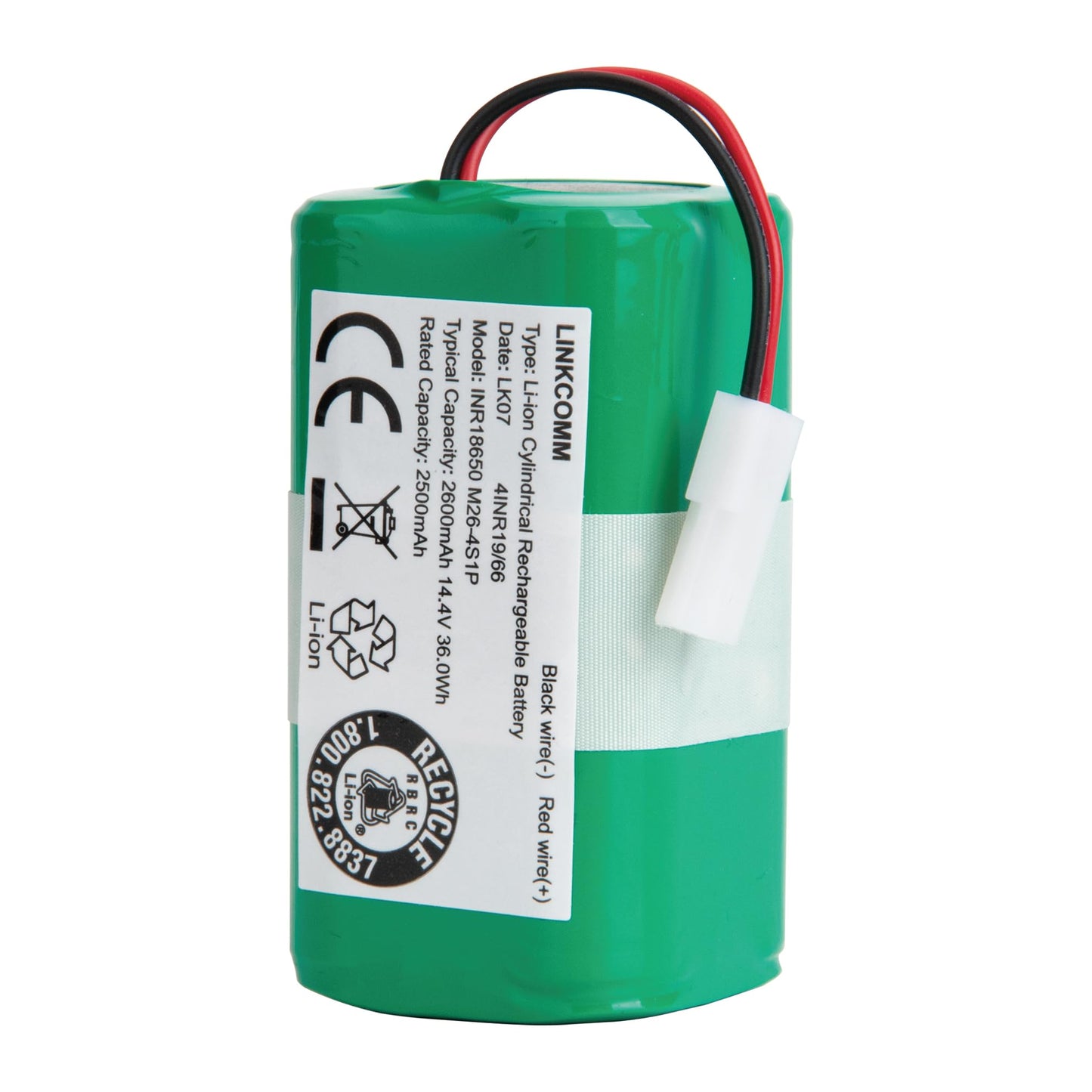 LINKCOMM Battery Replacement for Bissell Robot Vacuum EV675, EV775, 2503, 2933, 29339, Model 1618526 Battery