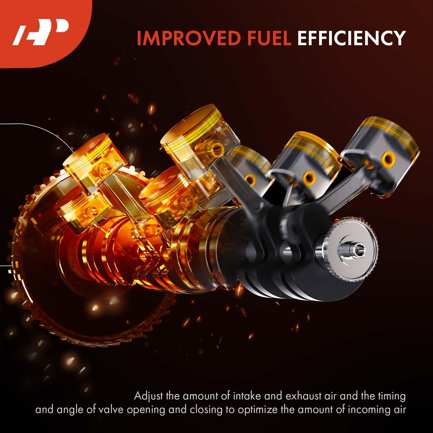 A-Premium 2-PC Intake and Exhaust Engine Variable Valve Timing (VVT) Solenoid Compatible with Chevrolet Cruze 2011-2015, Cruze Limited 2016, Sonic, Trax, Aveo, Aveo5 & Pontiac G3 & Saturn Astra