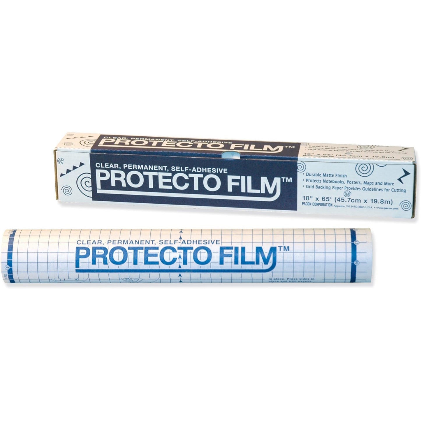 Pacon Clear Non-Glare Protecto Film Roll in Display Box