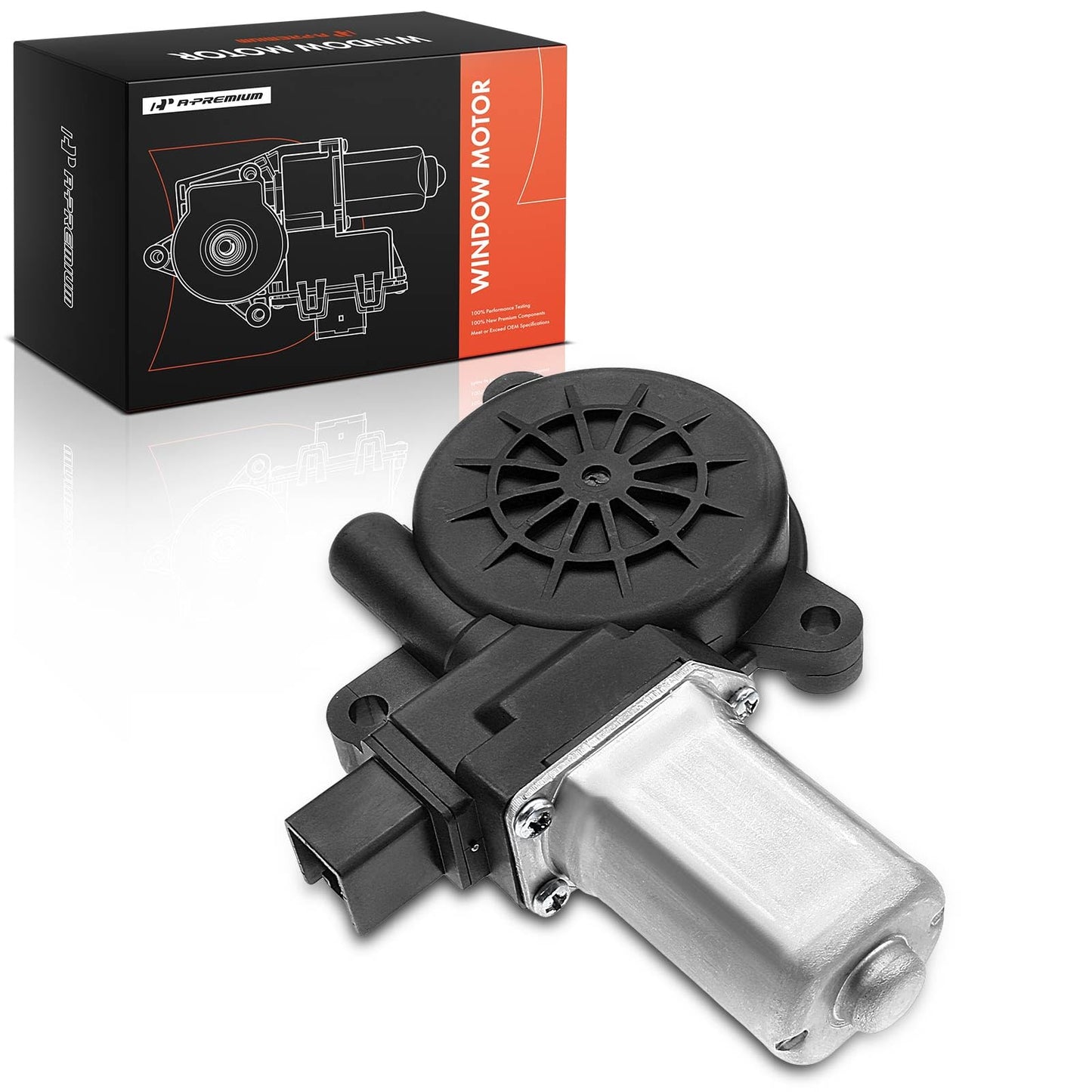 A-Premium Front or Rear Left Window Lift Motor Compatible with Mazda 3 2014-2018, CX-3 2016-2019, CX-5 2017-2018, Driver Side, Replace# BHP15958X