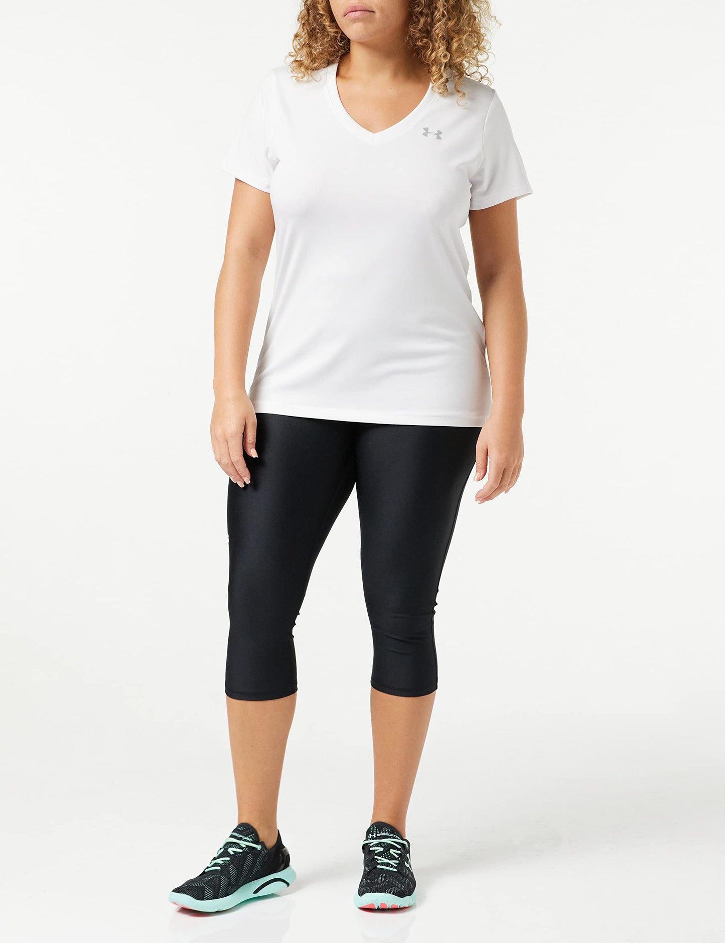 Under Armour Tech Hi Capri Black/White