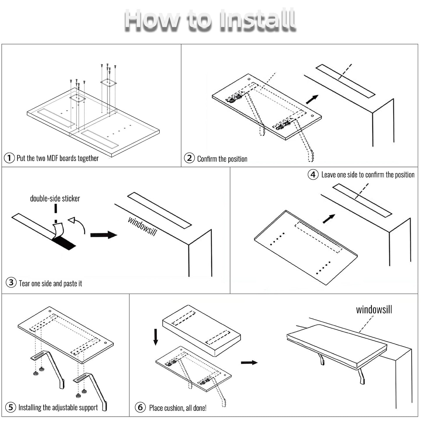 Cat Window Bed, 23" Large Size for 2-3 Cats with 2 Replacement Cover Cat Window Perches Rack, Sunbath Freedom Hammock Seat Narrow Windowsill Extends Cat Rest Space